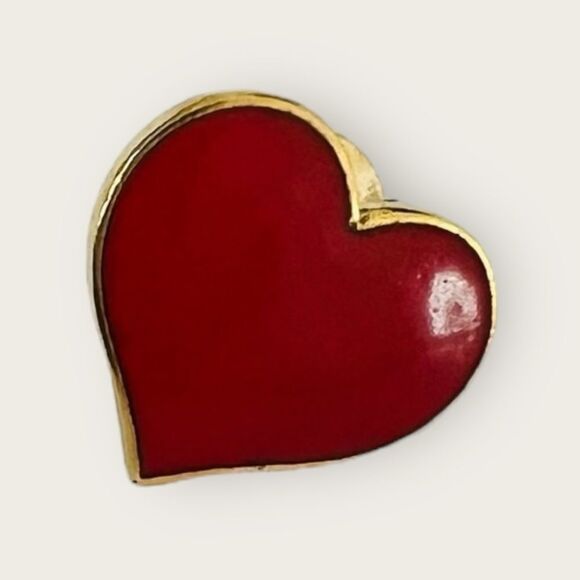 Hallmark red enamel pin lapel - Picture 1 of 4